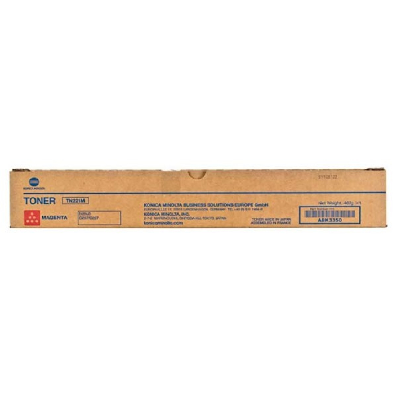 Cartuș toner OEM magenta TN221M pentru Konica Minolta bizhub C227, C287