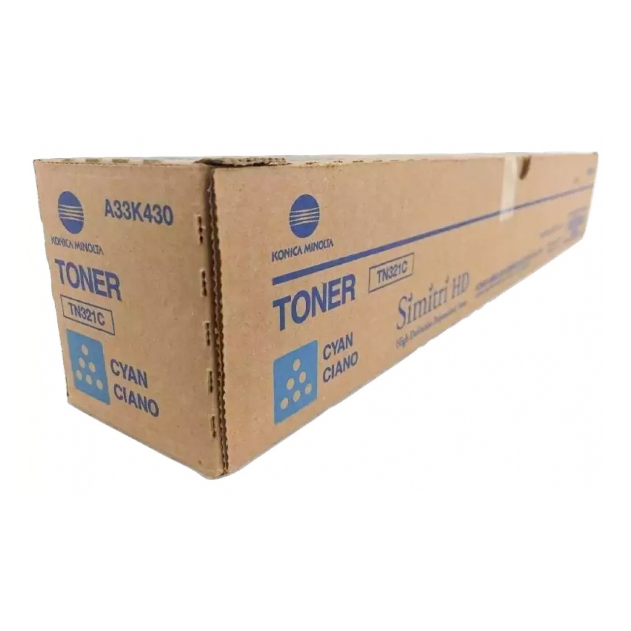Cartuș toner OEM cyan TN321C pentru Konica Minolta bizhub C224, C284, C364